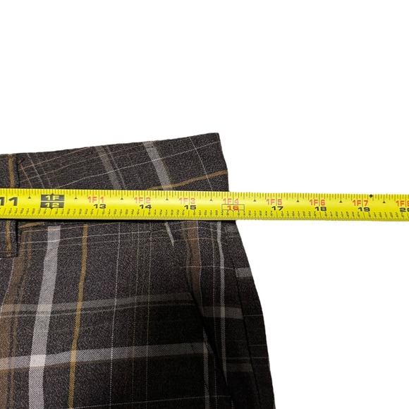 Y2K O'neill Brown Heather Plaid Polyester Blend Shorts‎ Men's 31 (Fits 31.5) - Picture 7 of 10